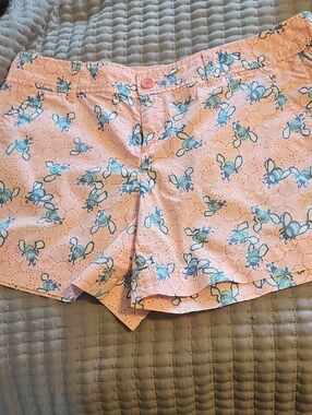 Lilly Pulitzer Bee Print Shorts Size 12